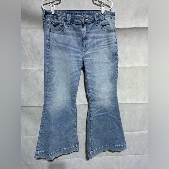 American Eagle Outfitters Denim - American Eagle Outfitters Light Blue Flare Jeans